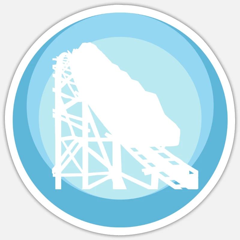 Rummel Lukas Roller Coaster Sticker size S (10 x 10 cm)