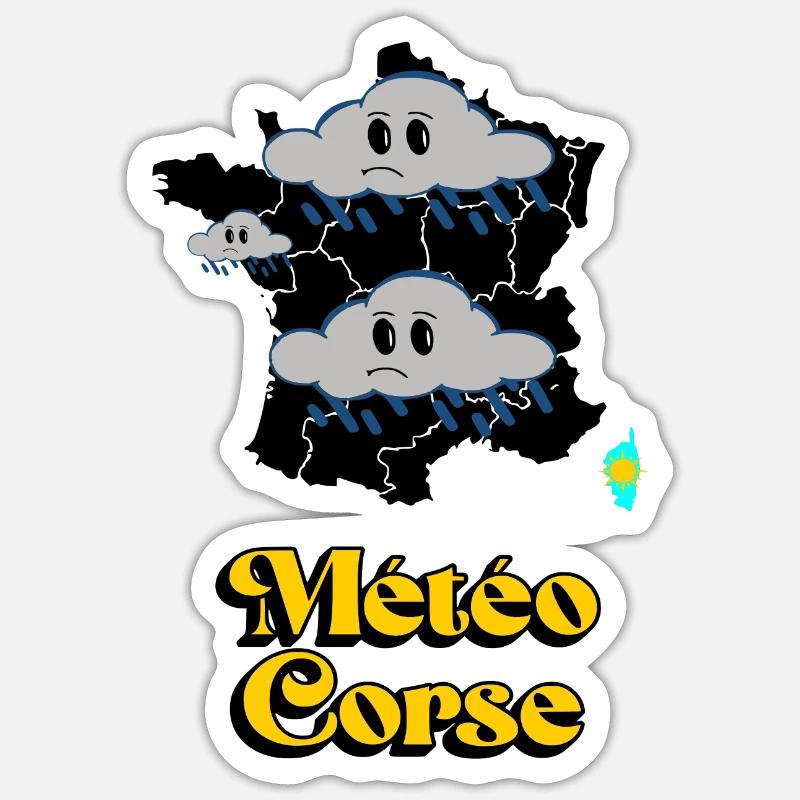 Weather Corsica Sticker size S (10 x 10 cm)