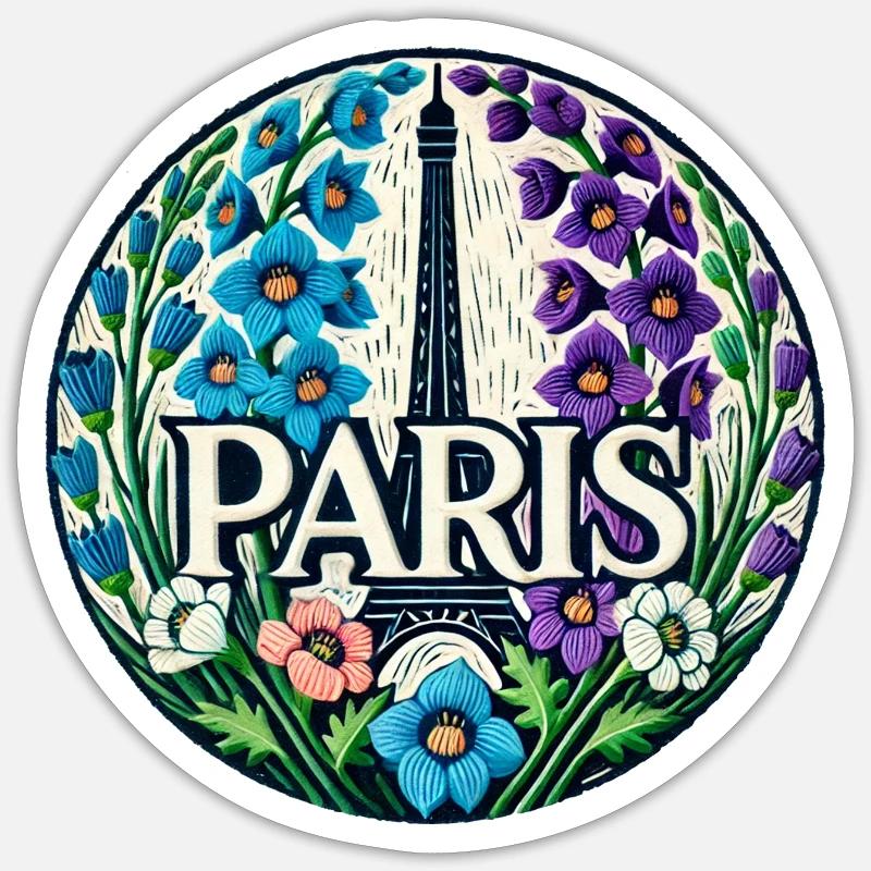 Paris Sticker taille S (10 x 10 cm)