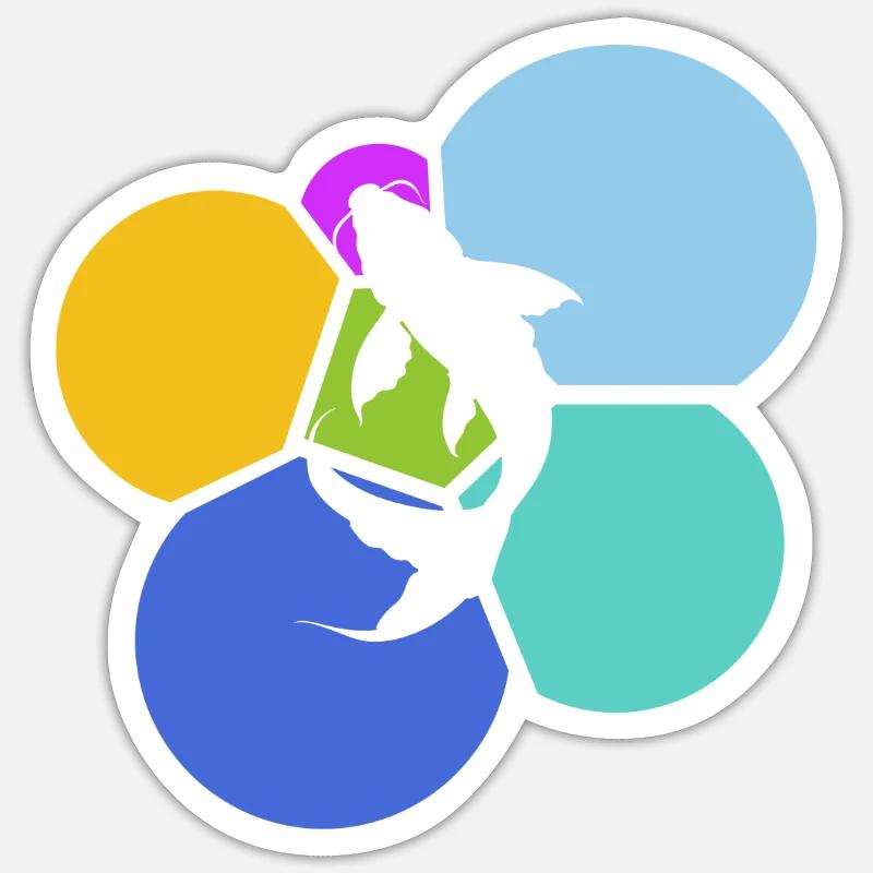 Sticker Größe S (10 x 10 cm) - 