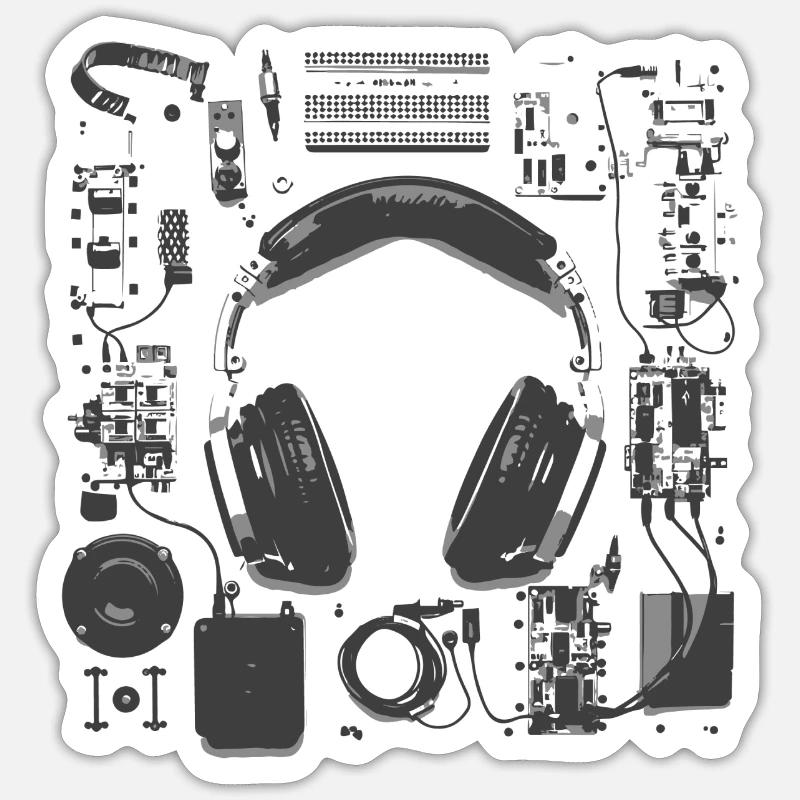 Deejay Gear Sticker size S (10 x 10 cm)