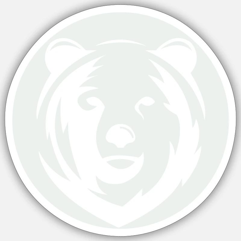 bear Sticker size S (10 x 10 cm)