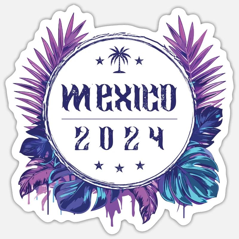 Mexico 2024 - Sticker size S (10 x 10 cm) - white matte
