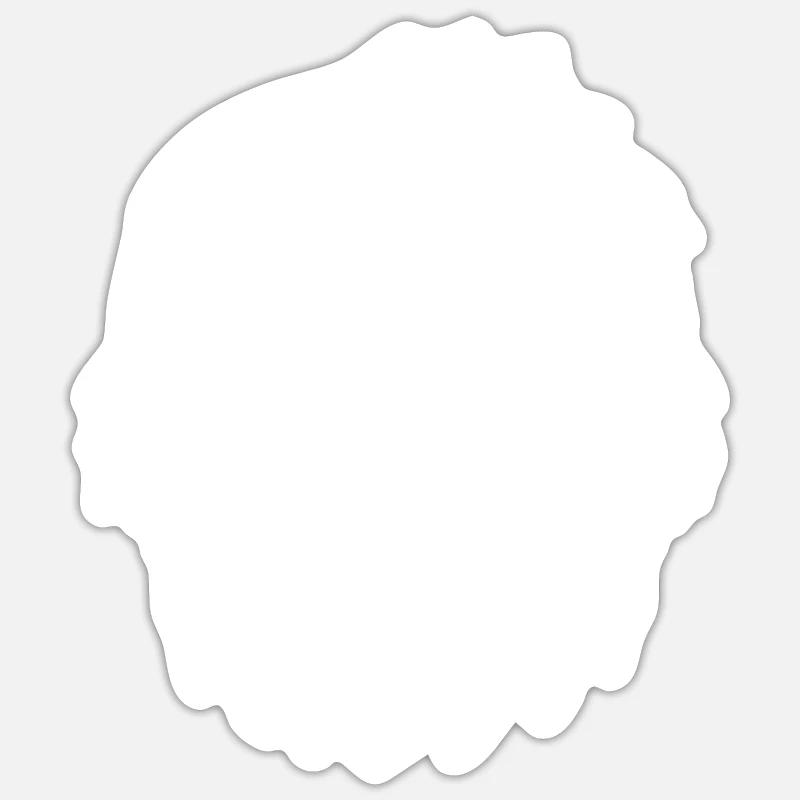 Scared Horror Bird Drawing Sticker size S (10 x 10 cm)