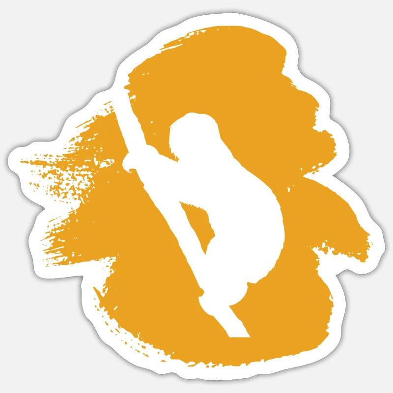 Sloth Lazy - Sticker size S (10 x 10 cm) - white matte