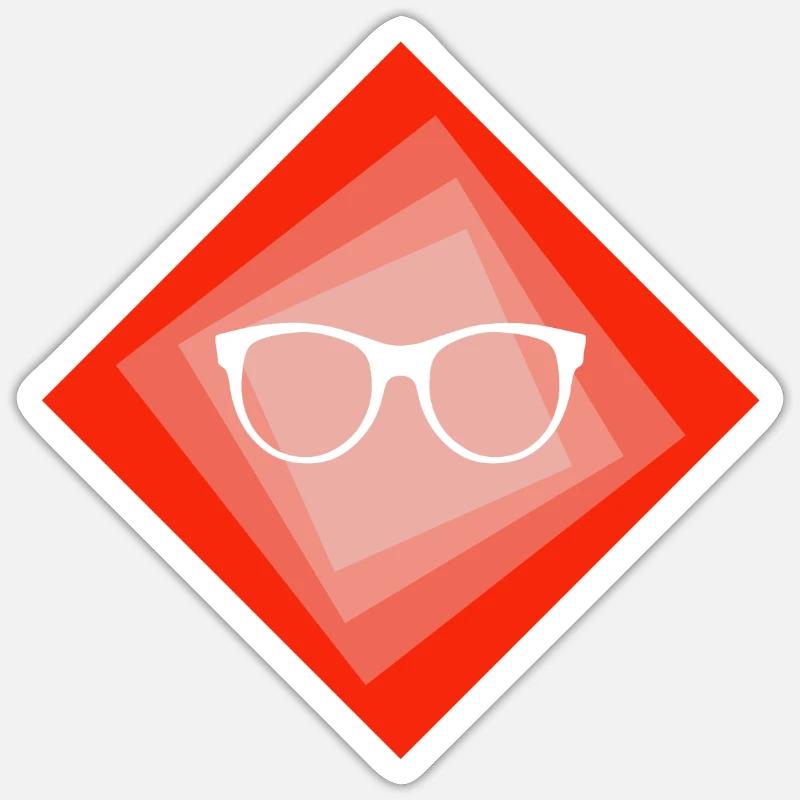 Bookworm Novel Author Sticker size S (10 x 10 cm)