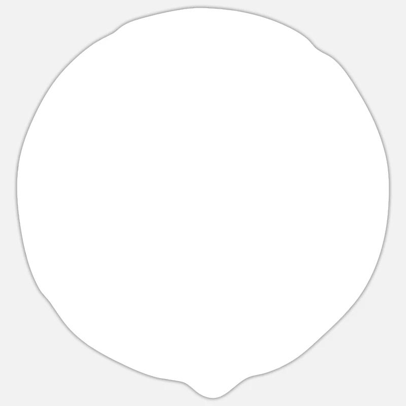 Monkey Monkey Face - Sticker size S (10 x 10 cm) - white matte