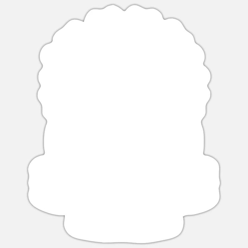 Anker - Sticker Größe S (10 x 10 cm) - Mattweiß