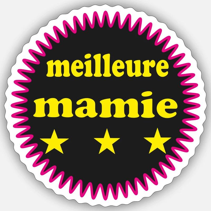 Beste Oma - Sticker Größe S (10 x 10 cm) - Mattweiß