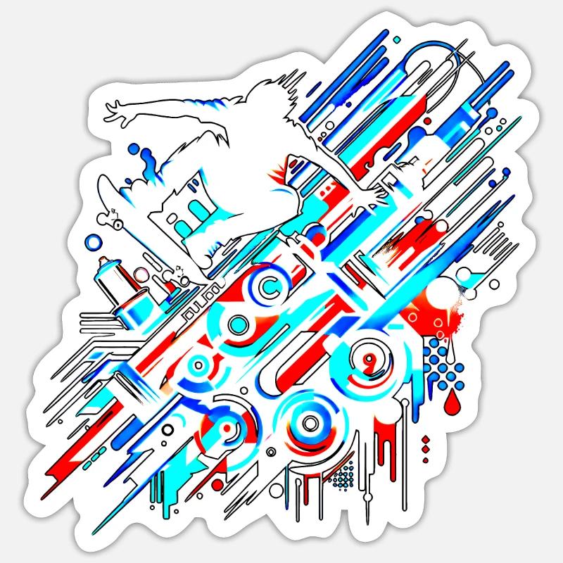 Sticker Größe S (10 x 10 cm) - 