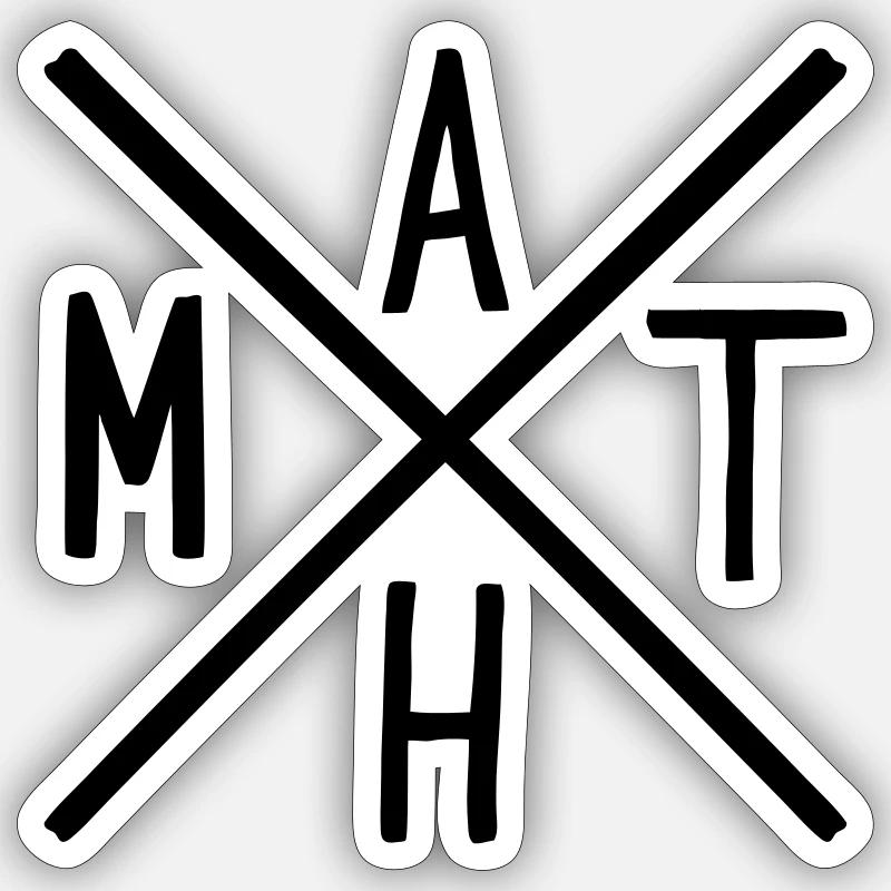 Math Sticker size S (10 x 10 cm)