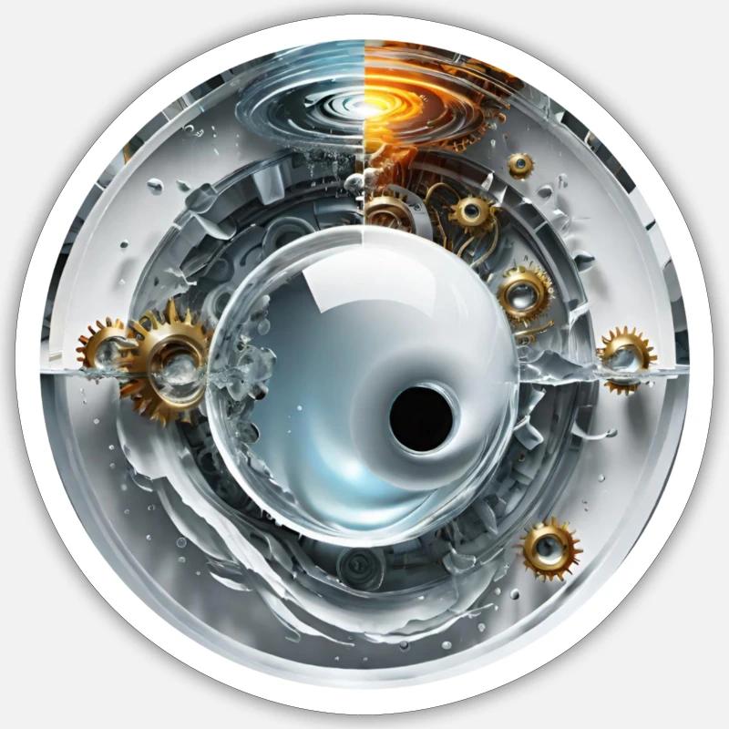 Sticker taille S (10 x 10 cm) - 