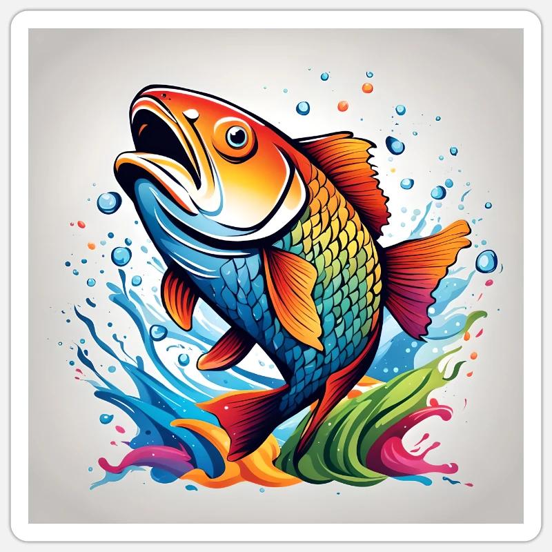 Sticker Größe S (10 x 10 cm) - 
