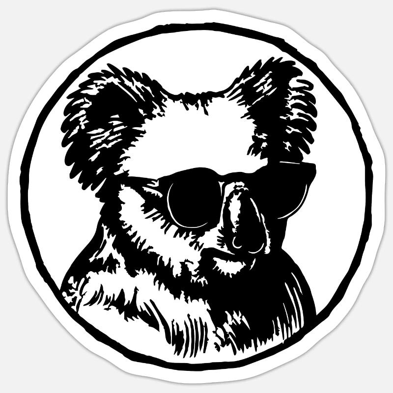 Koala Sticker taille S (10 x 10 cm)