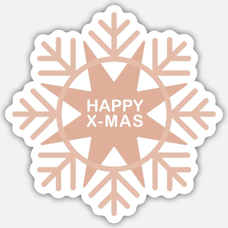 C’est l’heure de Noël Sticker taille S (10 x 10 cm)