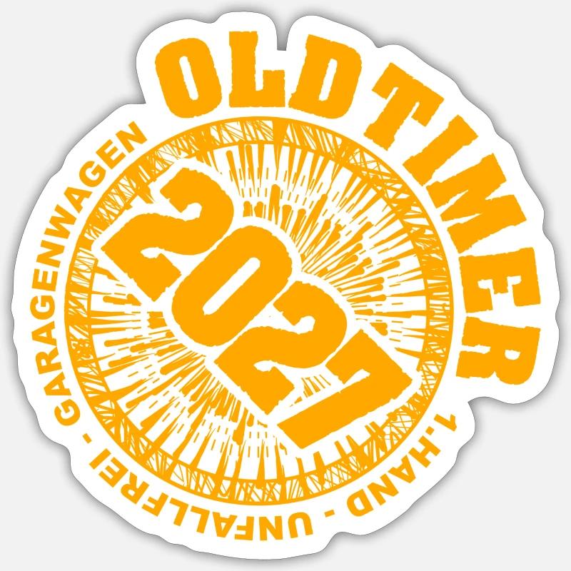 2027 - Sticker taille S (10 x 10 cm) - blanc mat