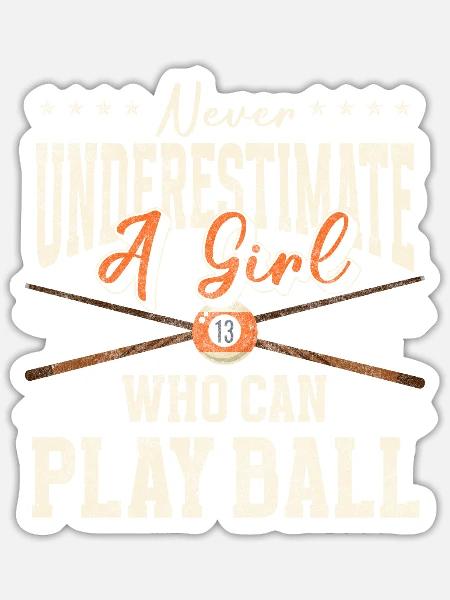 Billiard Profi Kneipensport - Sticker Größe S (10 x 10 cm) - Mattweiß