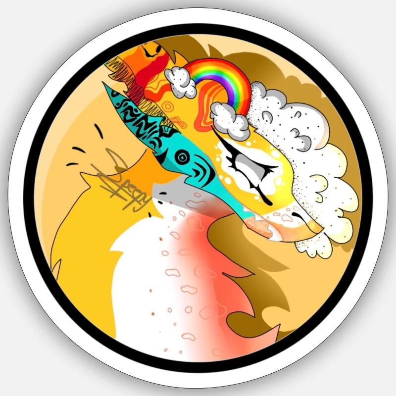 Sticker taille S (10 x 10 cm) - 