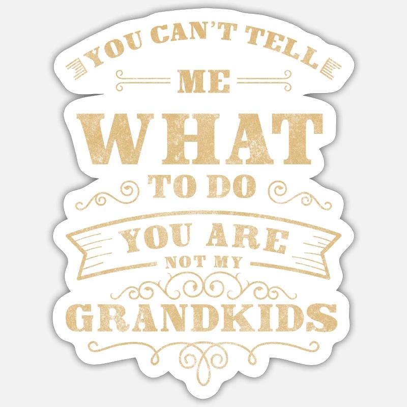 Großeltern Eltern Liebe Großmutter Sticker Größe S (10 x 10 cm)