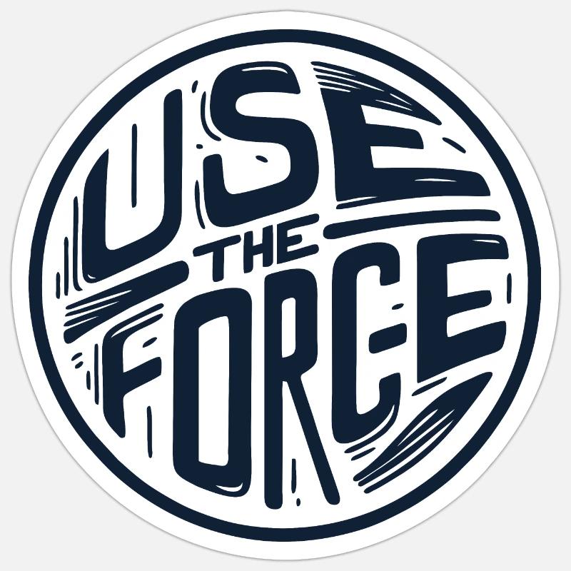 Use the force 2 Sticker size S (10 x 10 cm)
