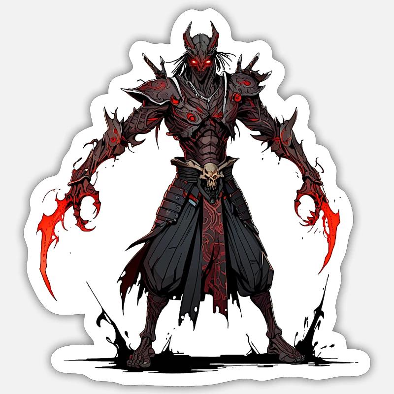 Dämon Sticker Größe S (10 x 10 cm)