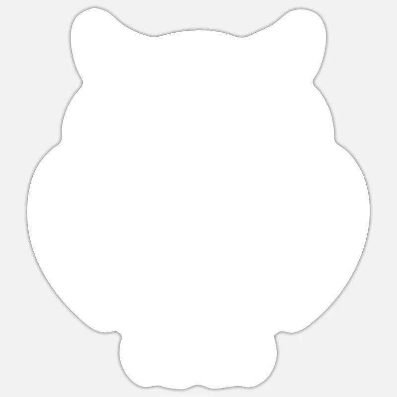 Eule Eulen Vogel Sticker Größe S (10 x 10 cm)