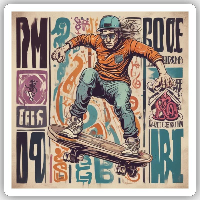 Sticker taille S (10 x 10 cm) - 