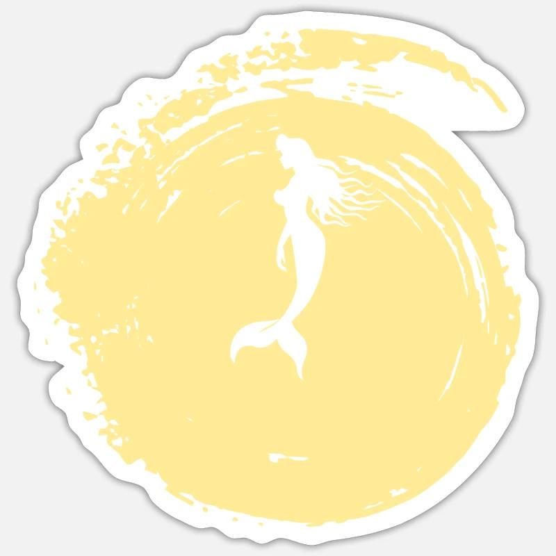 Fin Mythical Creature Sticker size S (10 x 10 cm)