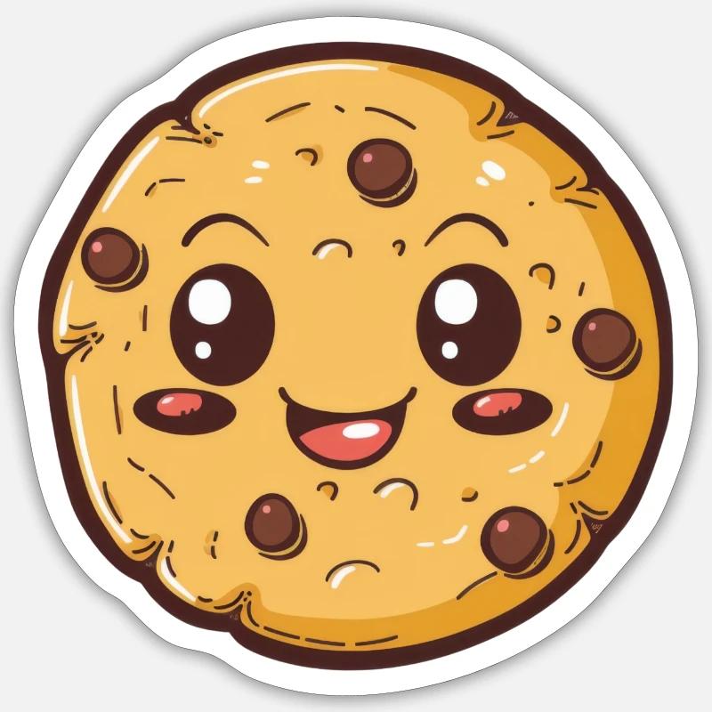 Funny Cookie Comic Sticker size S (10 x 10 cm)