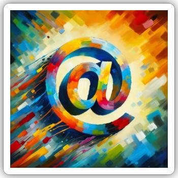 Symbol 7 - Sticker Größe S (10 x 10 cm) - Mattweiß - Vorne