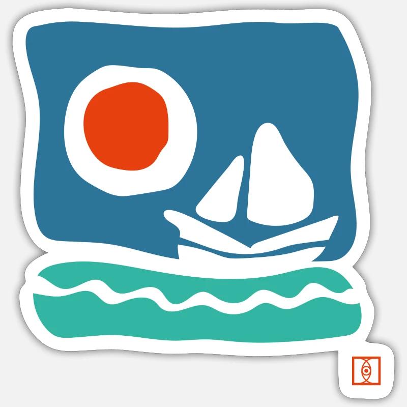 Boot Sticker Größe S (10 x 10 cm)