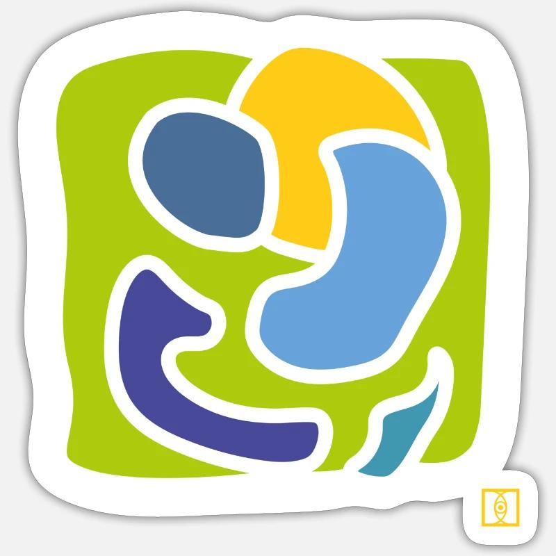 ensemble Sticker taille S (10 x 10 cm)