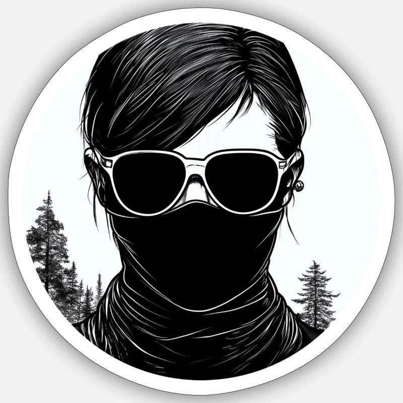 Protester Sticker size S (10 x 10 cm)