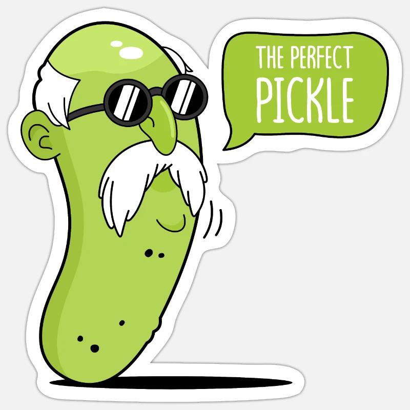 Le concombre parfait Sticker taille S (10 x 10 cm)
