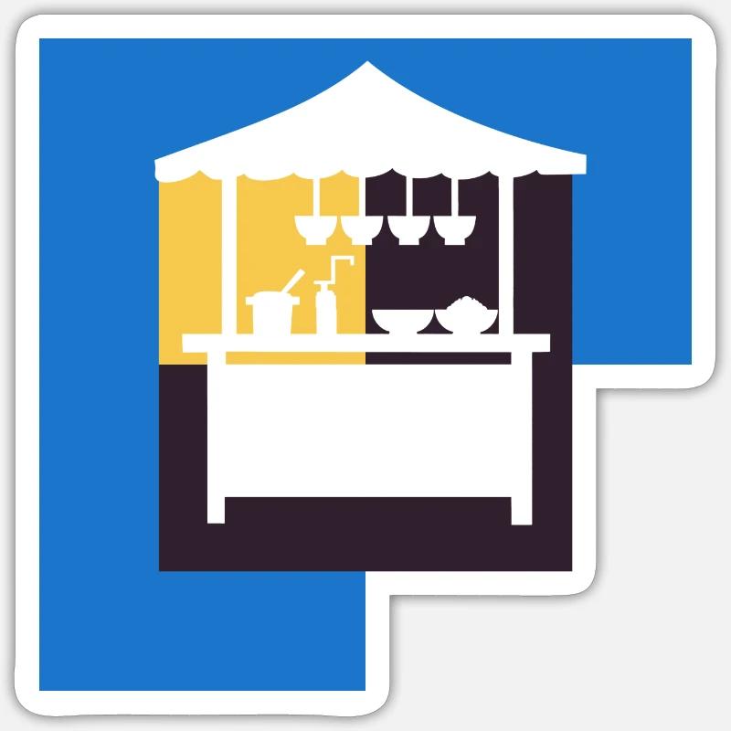 Sticker taille S (10 x 10 cm) - 