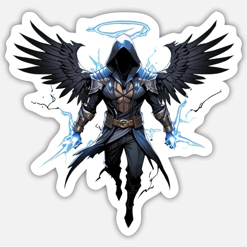 Todesengel Sticker Größe S (10 x 10 cm)