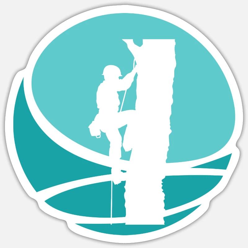 Climbing Tree Climbing Ascent Sticker size S (10 x 10 cm)