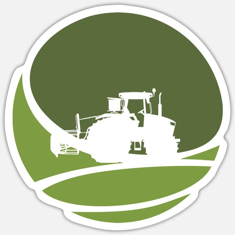 Moissonneuse-batteuse agricole Sticker taille S (10 x 10 cm)