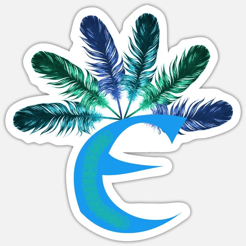 6 springs e - Sticker size S (10 x 10 cm) - white matte