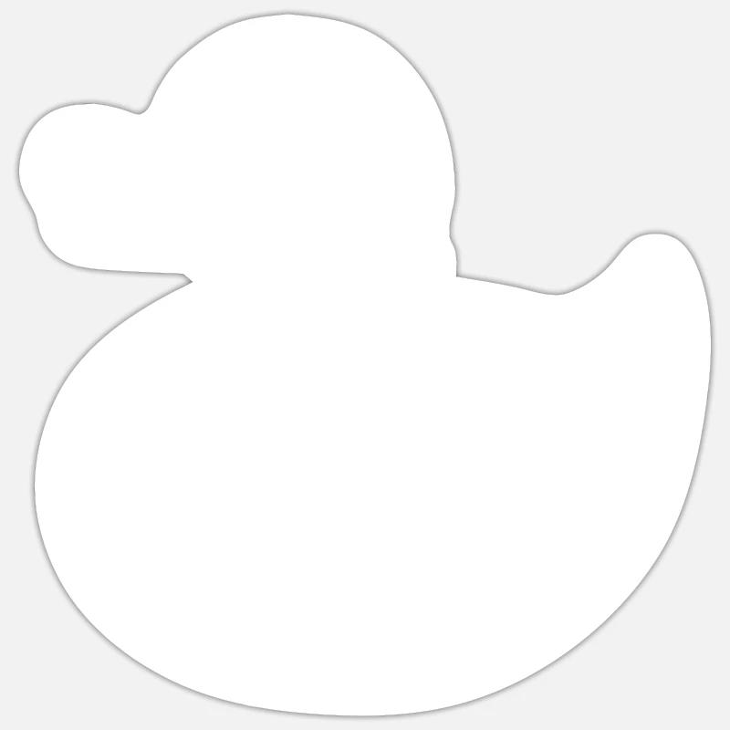 Duck Ducks - Sticker size S (10 x 10 cm) - white matte