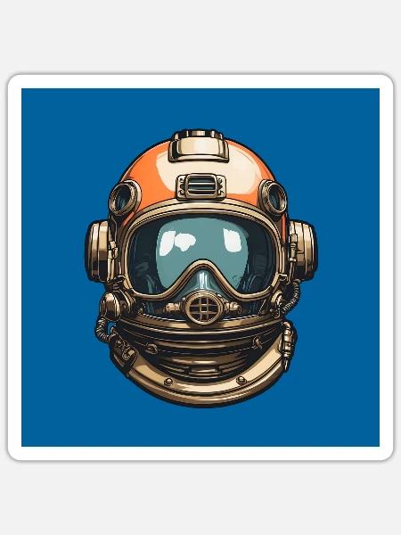 Jetpilothelm Pilotenhelm Jetpilot - Sticker Größe S (10 x 10 cm) - Mattweiß