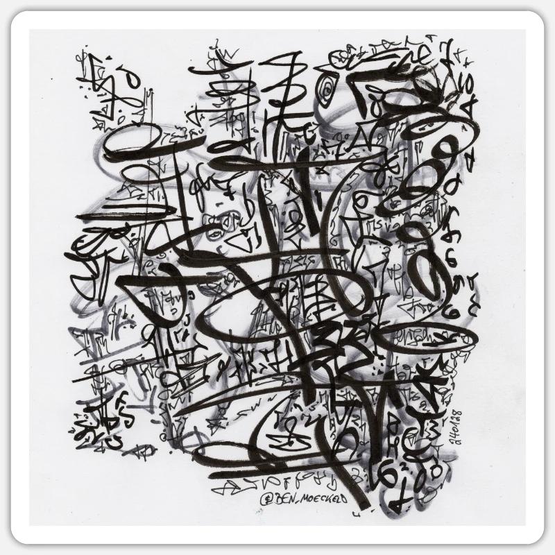 Sticker Größe S (10 x 10 cm) - 