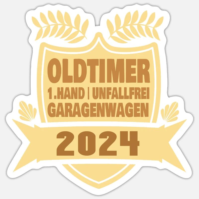 2024 - Sticker taille S (10 x 10 cm) - blanc mat