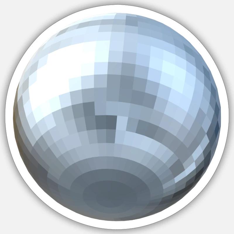 silver bullet - Sticker size S (10 x 10 cm) - white matte