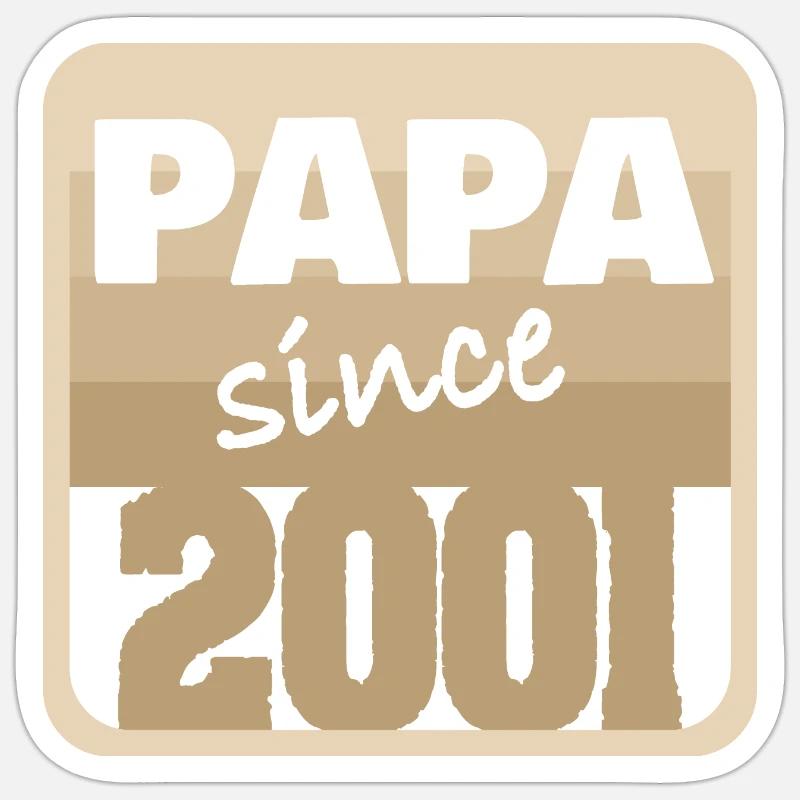 Père 2001 Sticker taille S (10 x 10 cm)