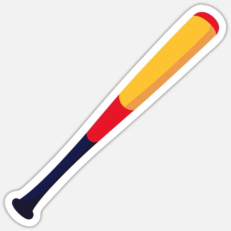 Pitcher Baseball Bat Sticker size S (10 x 10 cm)