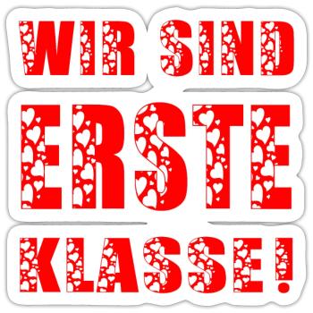 EINSCHULUNG SCHULANFANG GRUNDSCHULE - Sticker Größe S (10 x 10 cm) - Mattweiß - Vorne
