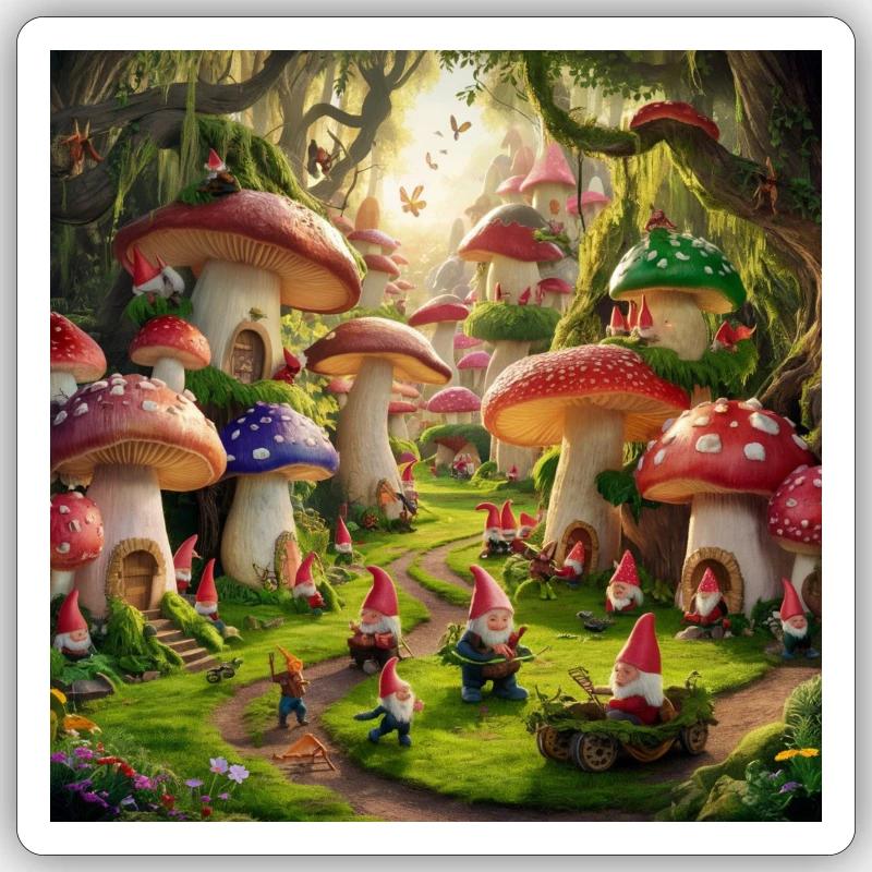 gnomendorf Sticker Größe S (10 x 10 cm)