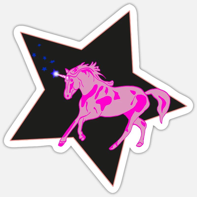 Licorne Sticker taille S (10 x 10 cm)