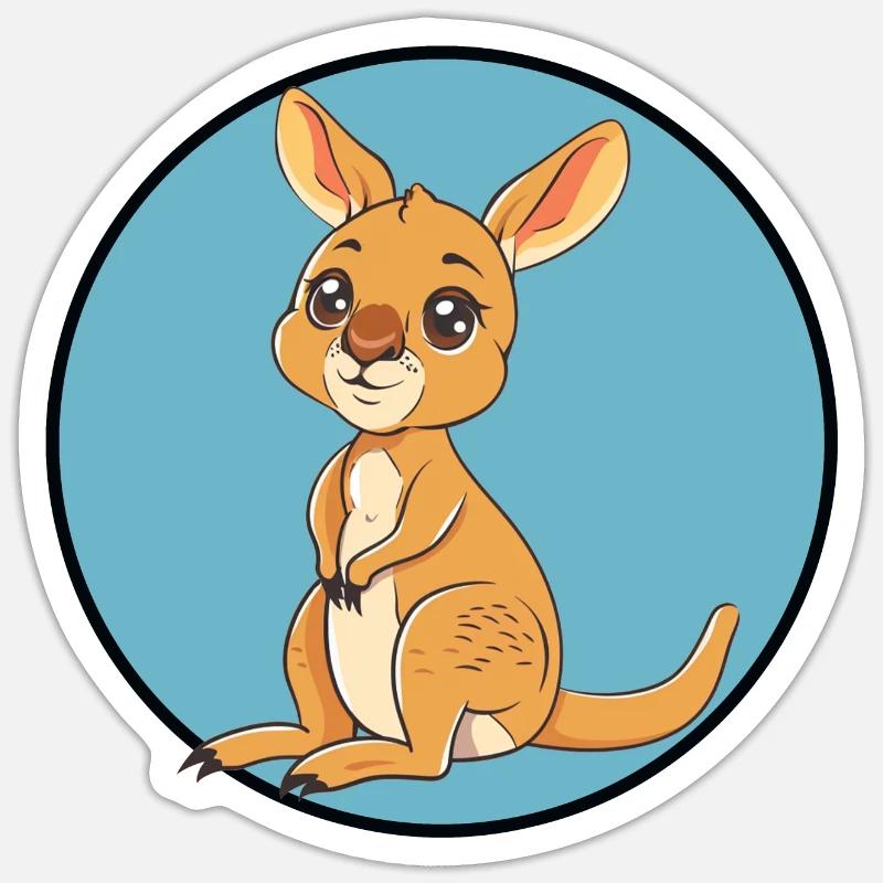Kaenguru Sydney Aussie Sticker size S (10 x 10 cm)